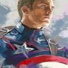Aesthetic Captain America Paint by numbers