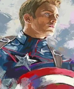 Captain America Paint By Numbers