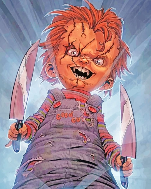 Chucky Horror Movie Paint By Numbers