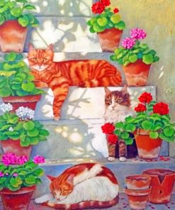 Aesthetic Cats Paint by numbers