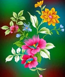 Spring Blooming Flowers Paint By Numbers