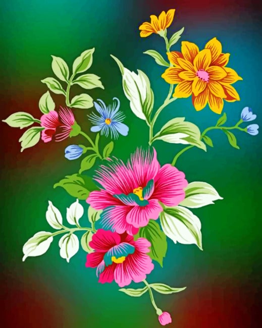 Flowers Paint by numbers