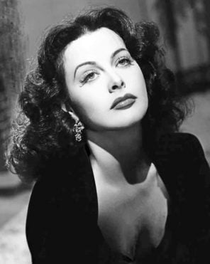 Hedy Lamarr paint by numbers