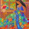 Latino Woman paint by numbers