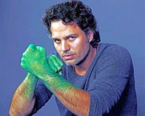 Mark Ruffalo paint by numbers