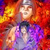 Naruto Blazing Sasuke Itachi paint by numbers