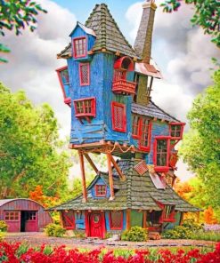 rons-house-harry-potter-paint-by-numbers
