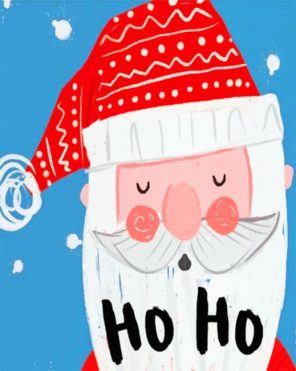 Santa Illustration Paint by numbers