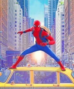 Spider Man Superhero Paint By Numbers