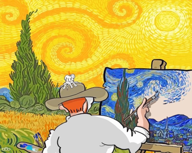 Starry Night Van Gogh Paint By Numbers - Numeral Paint Kit