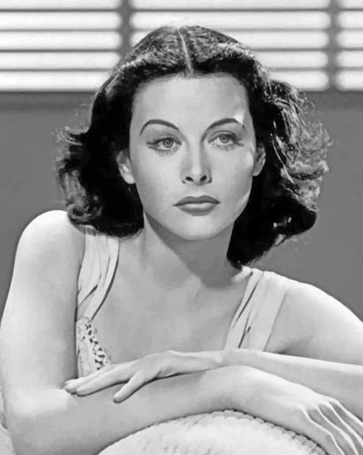 The Beautiful Hedy Lamarr paint by numbers