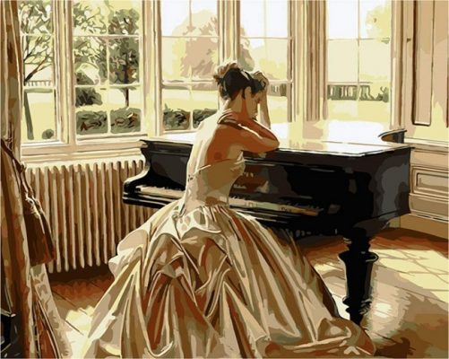 Pianist Lady Paint By Numbers