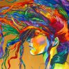 Colorful Woman Paint By Numbers