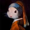 Bunny Girl with a Pearl Earring paint by number
