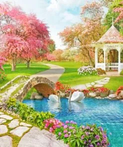 Spring Garden Paint By Numbers
