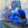 The Mallard Liner Train paint by numbers