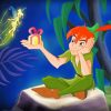 Tinkerbell peter pan paint by number