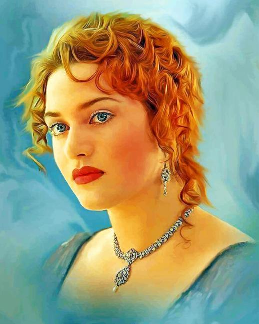 Kate Winslet Titanic Paint By Numbers - Numeral Paint Kit
