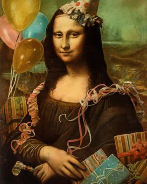 Mona Lisa Birthday Paint by numbers