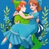 Peter Pan And Wendy Paint By Numbers