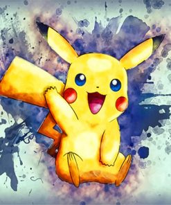 Pikachu Pokemon Paint By Numbers