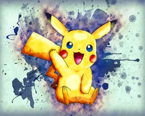pikachu paint by number