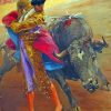 Spanish Bullfighter paint by numbers