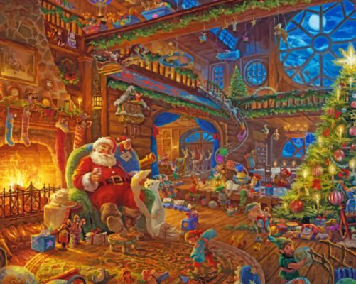 Christmas Time paint by numbers