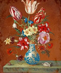 Flowers In Vase paint by numbers