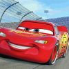 Lightning McQueen paint by number