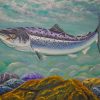 Salmon Fish Art paint by numbers