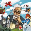 Hayao Miyazaki Studio Ghibli paint by numbers