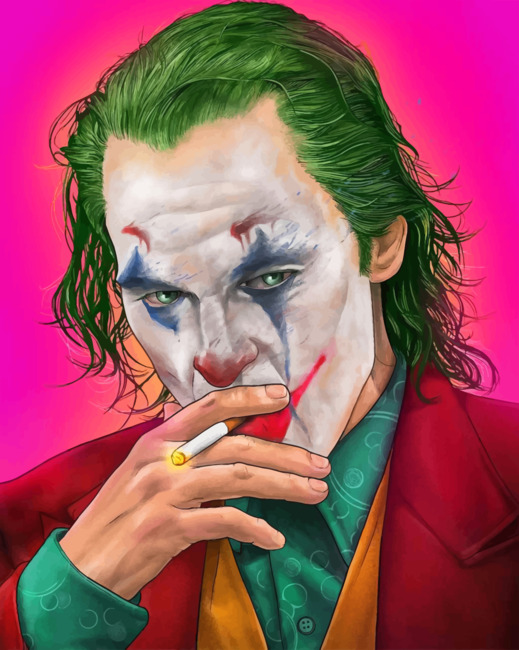 Joker Villain - Paint By Number - Numeral Paint