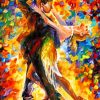 romantic couple dancing paint by numbers