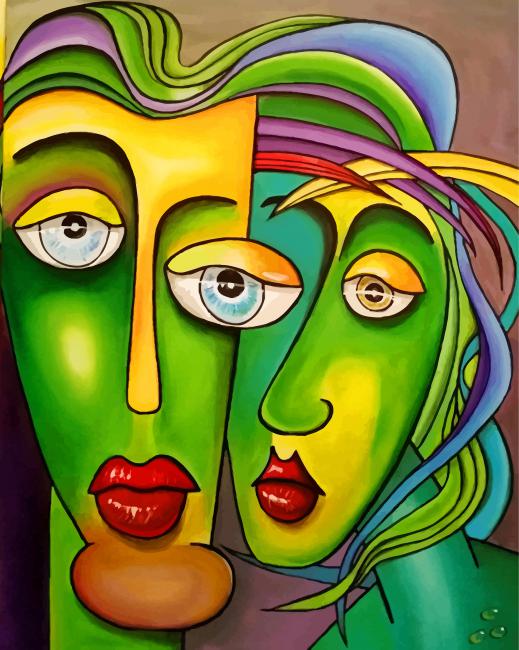 Abstract Faces – Paint By Number