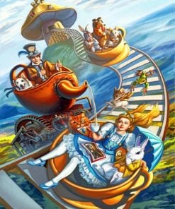 Alice Entering Wonderland - JoJoesArt - Paint by Numbers