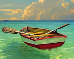 Boat On Water paint by numbers