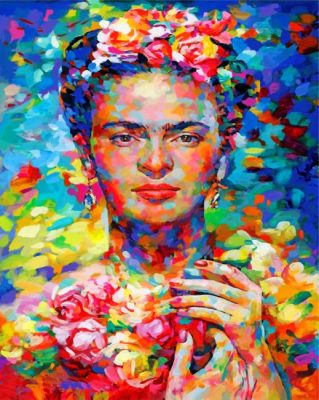 Colorful Frida Art Paint by numbers