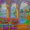 House Garden Lake Como paint by numbers