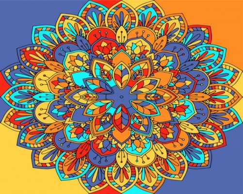Mandala Art Paint by numbers