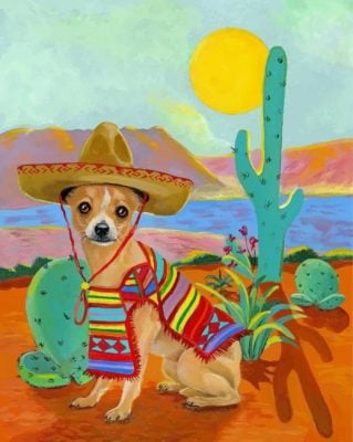 Mexican Chihuahua Paint by numbers