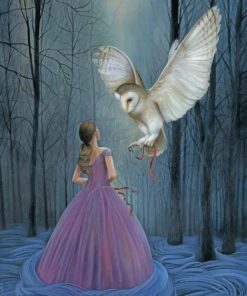 Princesses With Owl Paint By Numbers