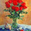 Red Roses Bouquet Paint by numbers