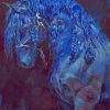The Blue Horse paint by number