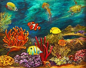 Under Sea Paint by numbers