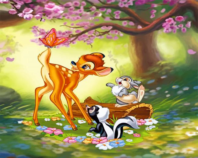 Bambi Disney Paint By Numbers - Numeral Paint Kit
