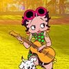 betty-boop-playing-music-paint-by-numbers