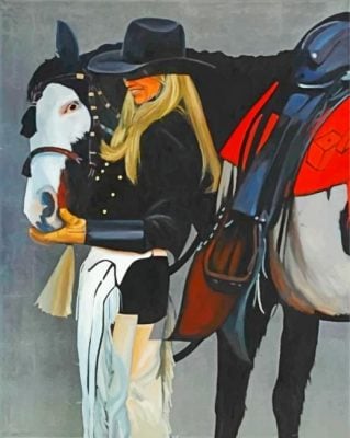 blonde-cowgirl-paint-by-numbers