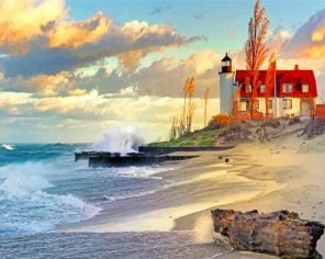 lighthouse-scenery-paint-by-numbers