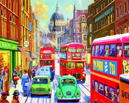 UK London Paint By Numbers